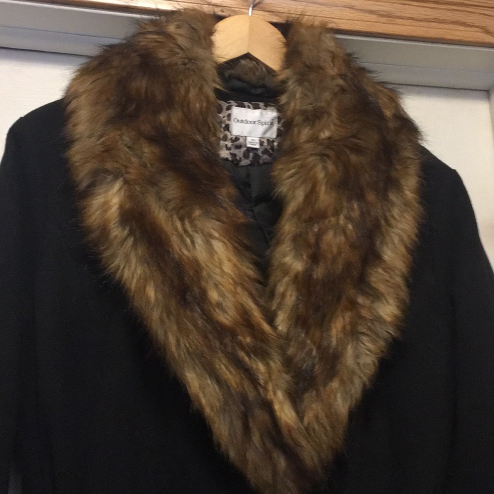 NWT  Outdoor Spirit Faux Fur Coat